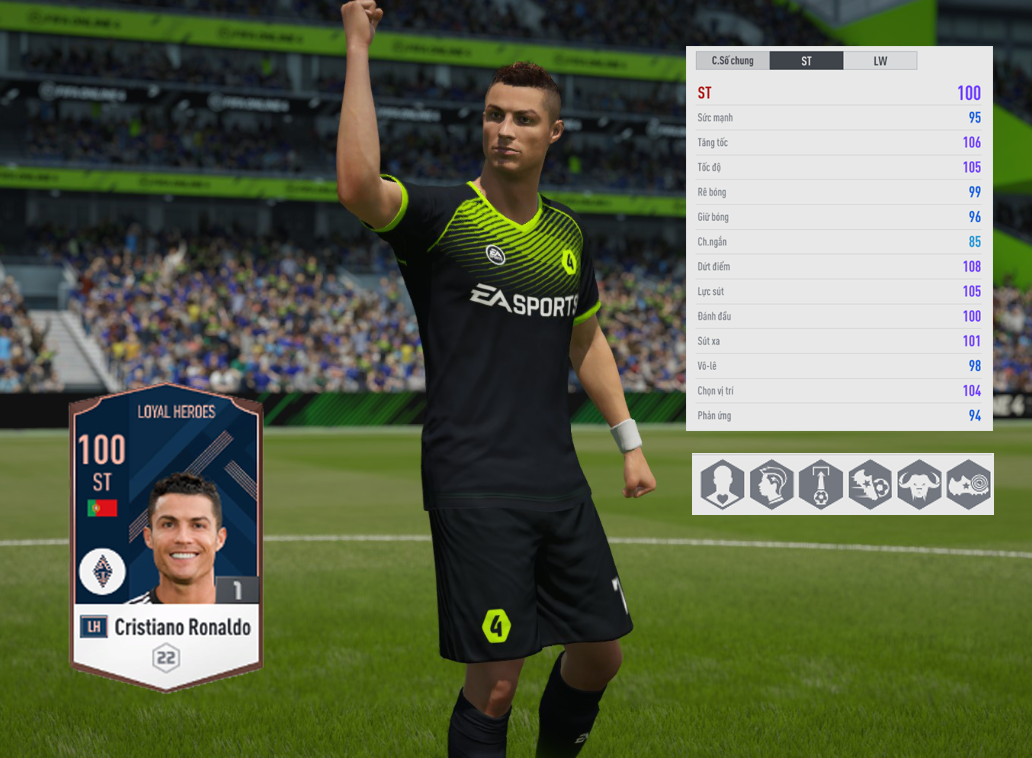 Liệt kê các cầu thủ chạy nhanh nhất fifa online 3